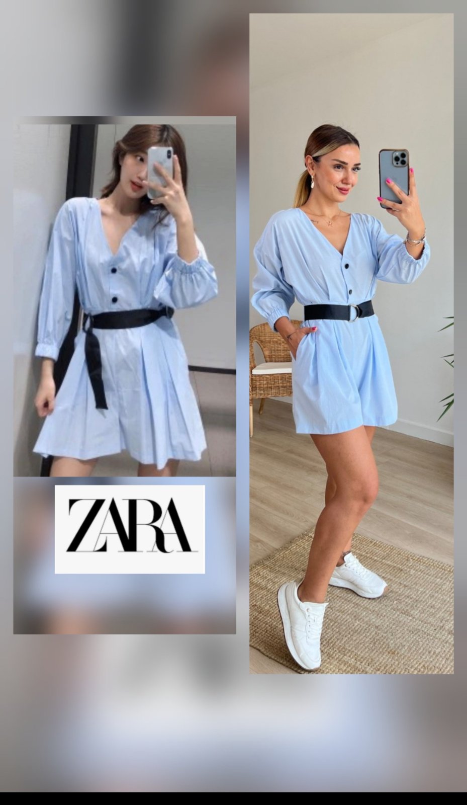 Magnifique combi_short zara neuf