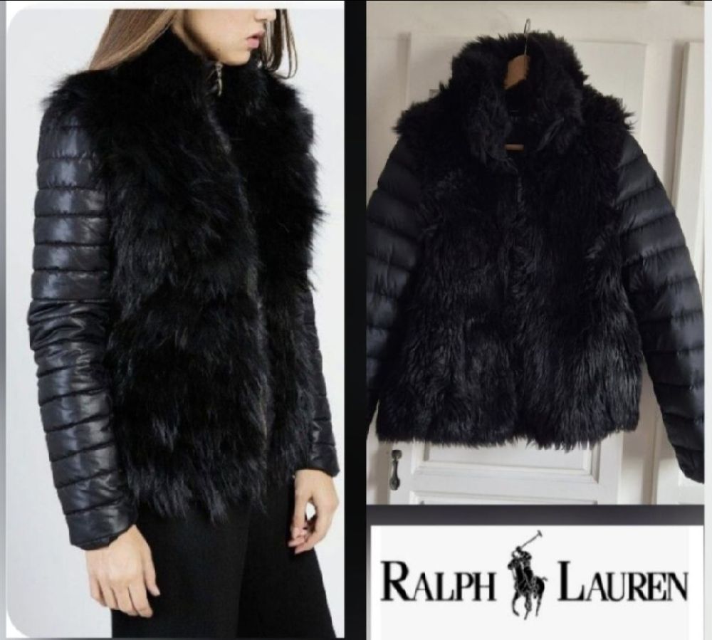 Magnifique doudoune à fourrures ralph lauren authentique zippé trés chic