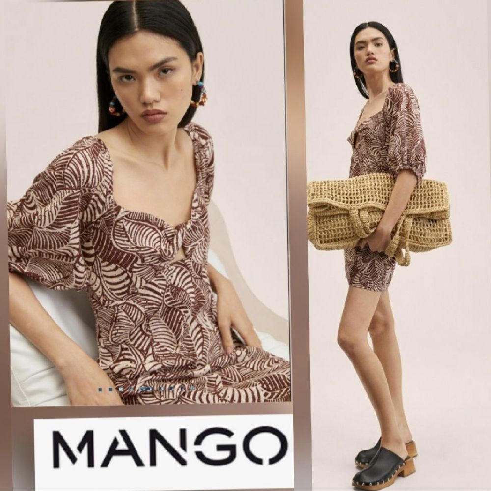 Très jolie robe mango à broderie anglaise tt neuf
