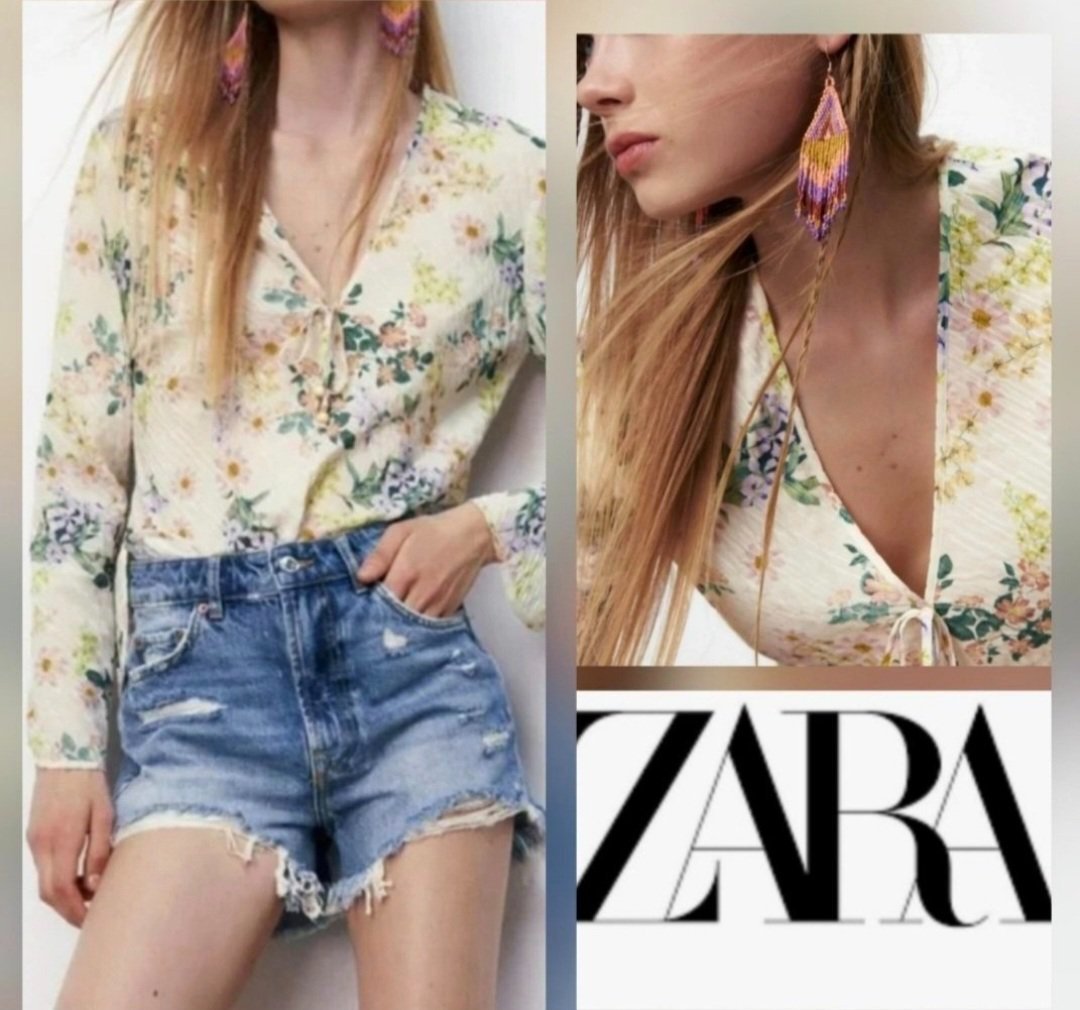 Magnifique blouse zara floral 