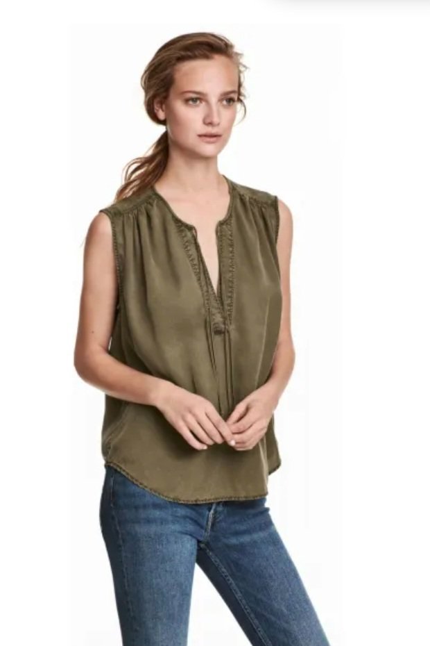 Trés jolie blouse h&m vert