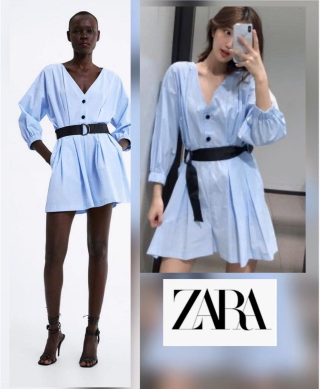 Magnifique combi_short zara neuf