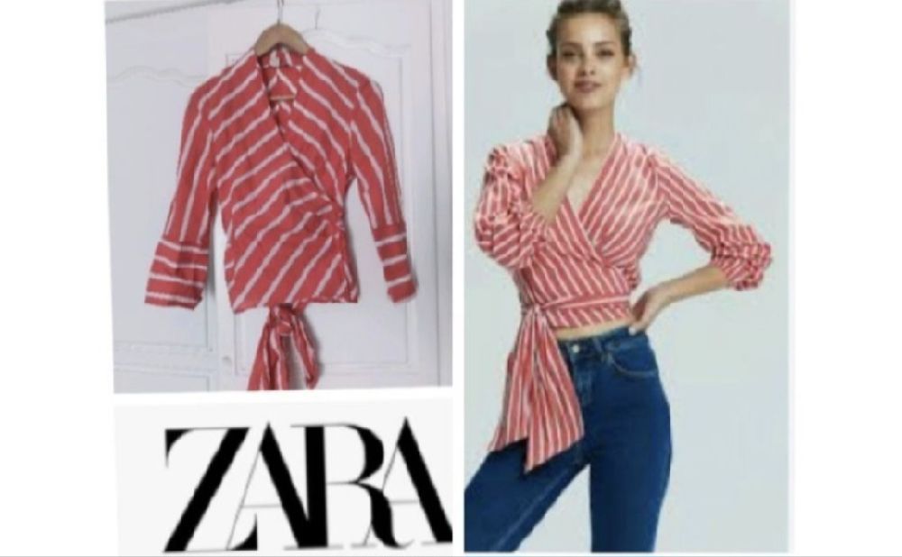 Chemisier ceinturé zara tt neuf