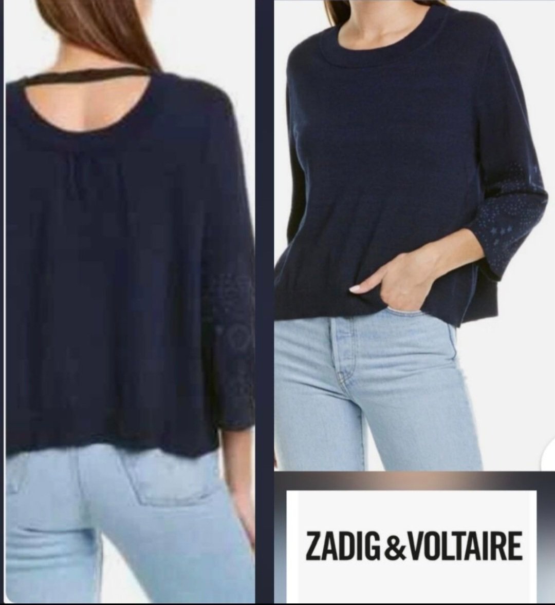 Sublime pull zadic&voltaire tt neuf