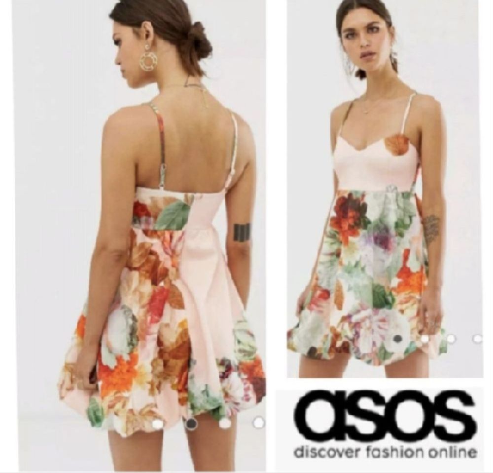 Très jolie robe asos floral yeser meziena 