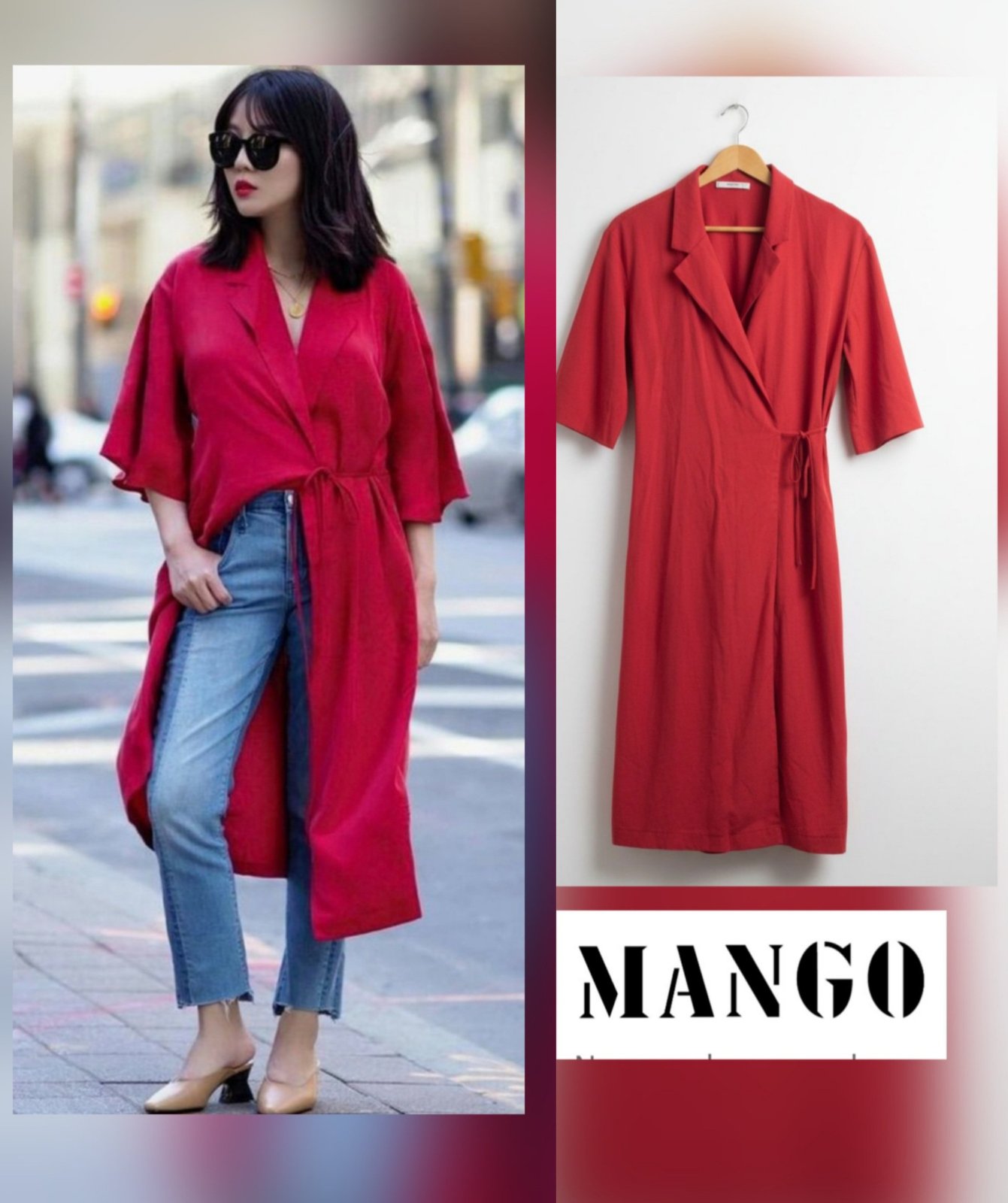Jolie robe kimono mango 