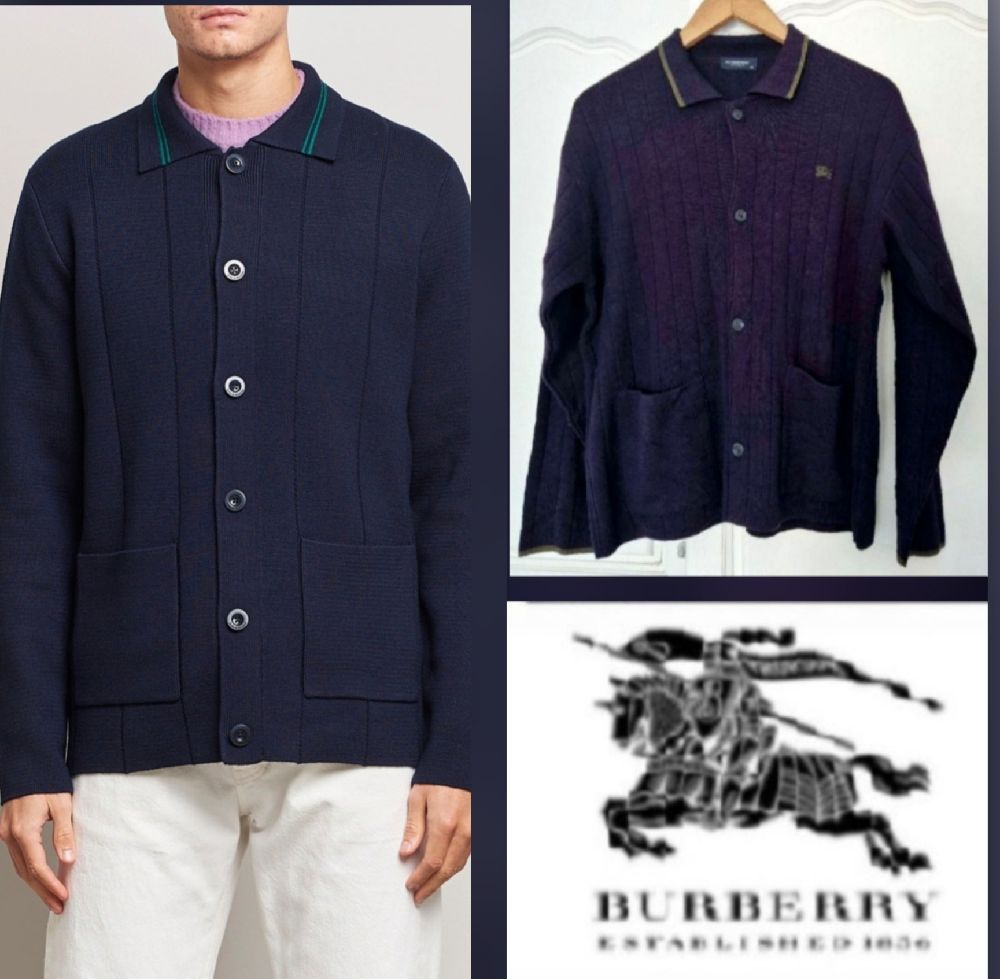 Jolie cardigan burbery homme neuf
