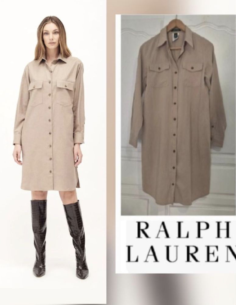 Sublime robe chemise ralph lauren trés chic 