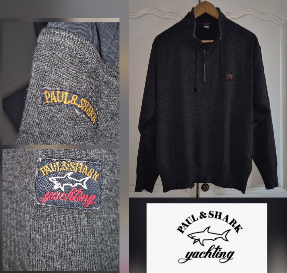 Très beau pull & shark col zippé 