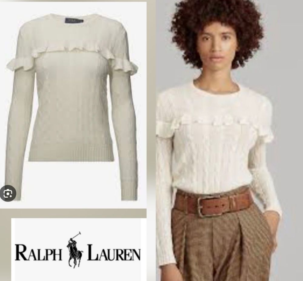 Trés jolie pull ralph laurent torsadé 