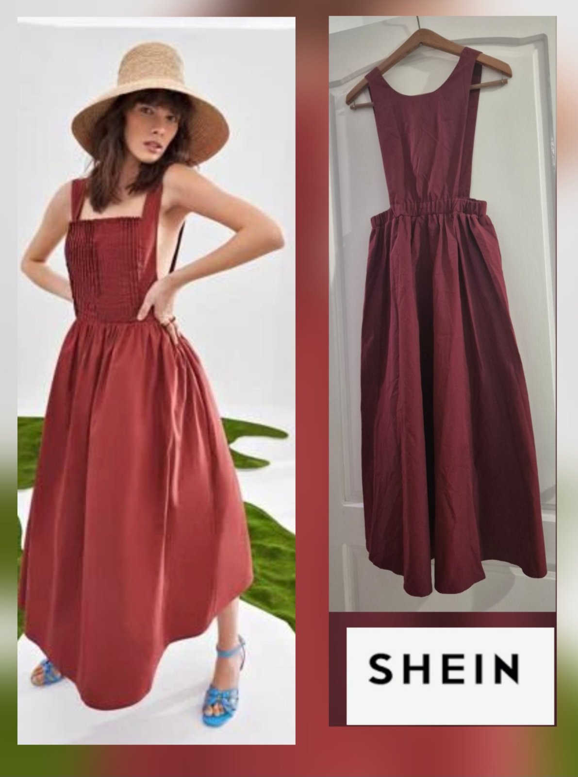 Shein dos nu mi-longue tt neuf