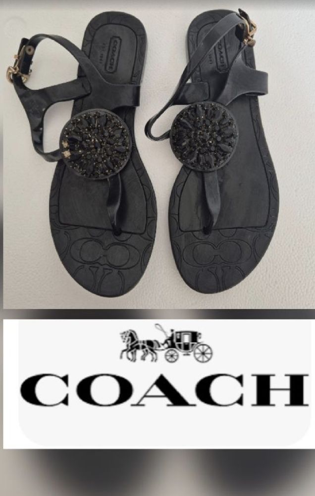 Coach sandales plat très confortable 