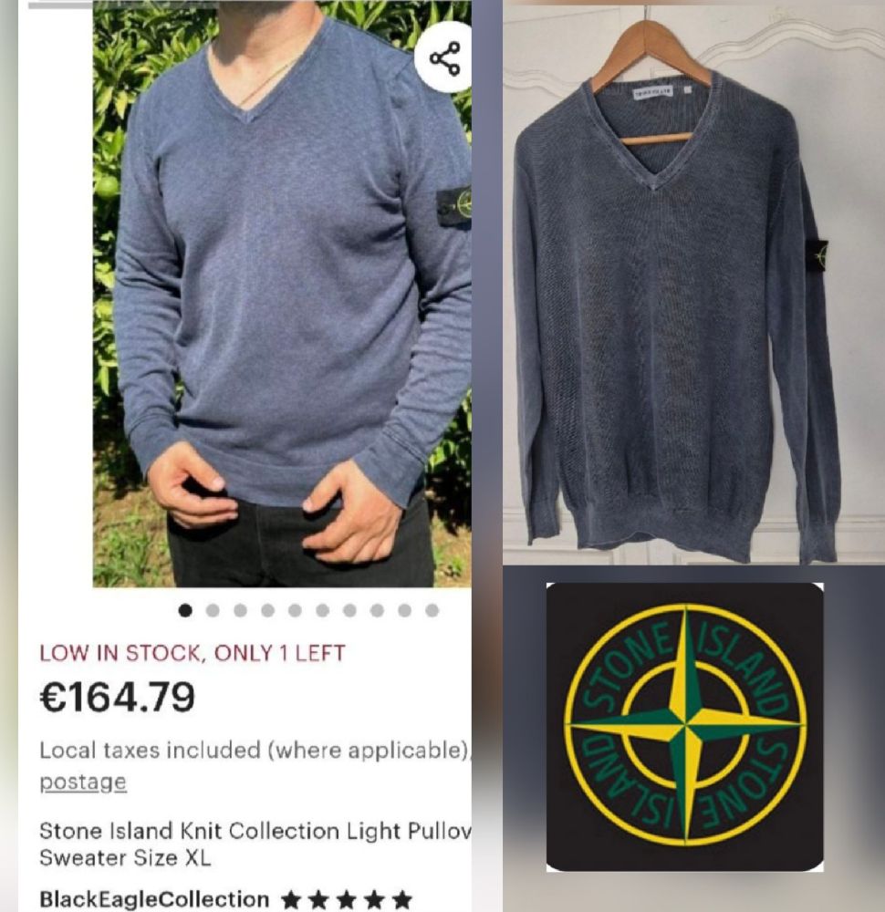 Jolie pull stone island authentique