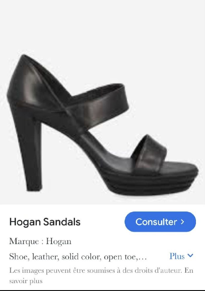 magnifique sandales à talons HOGAN excellent état 