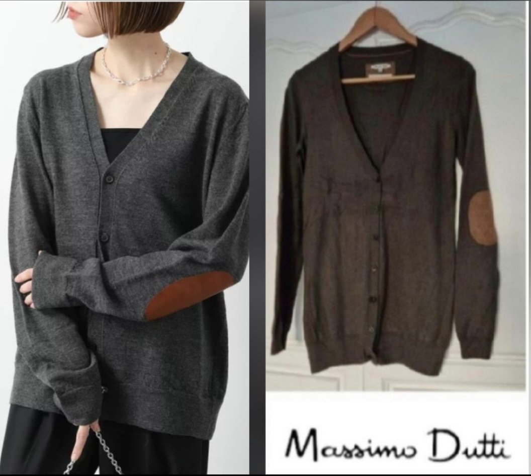 Magnifique cardigan massimo dutti  neuf en laine soie et cachemire 