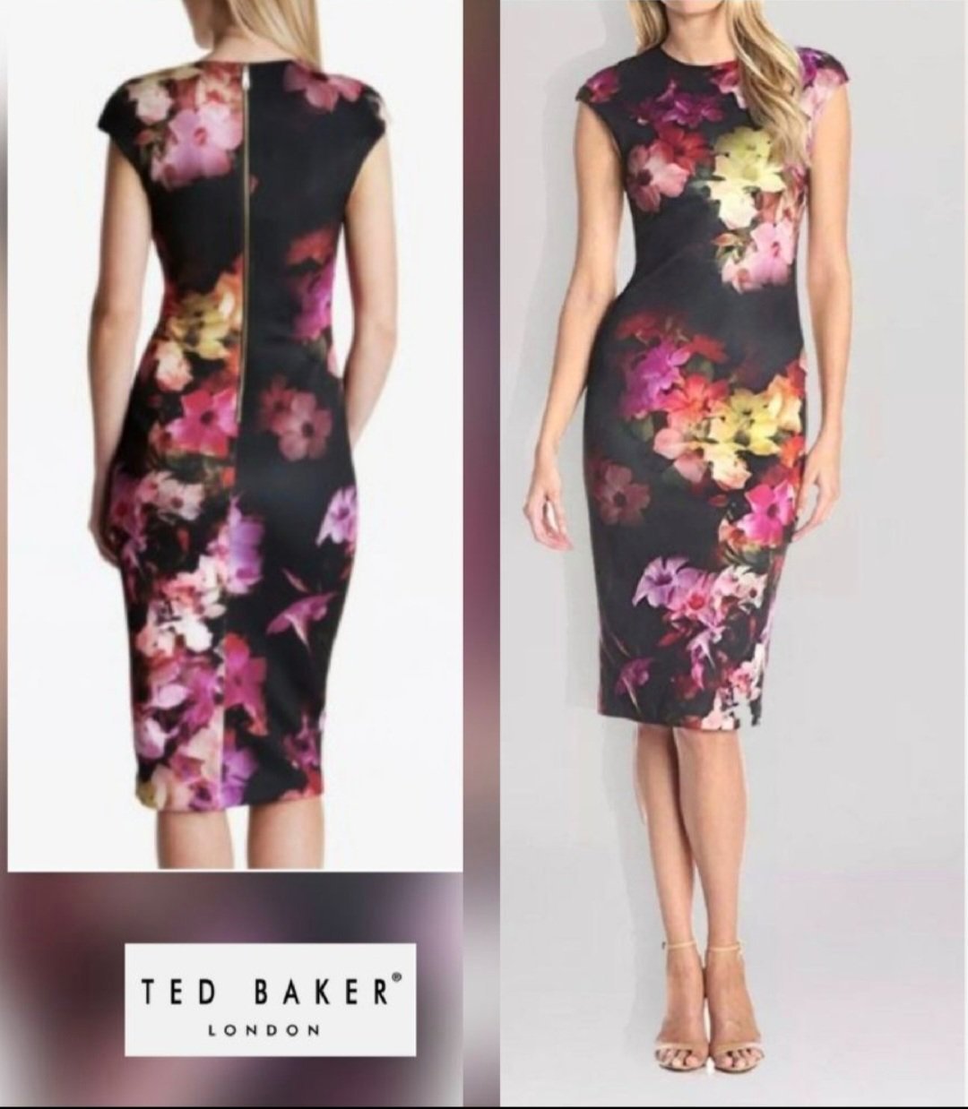 Ted baker midi floral trés chic