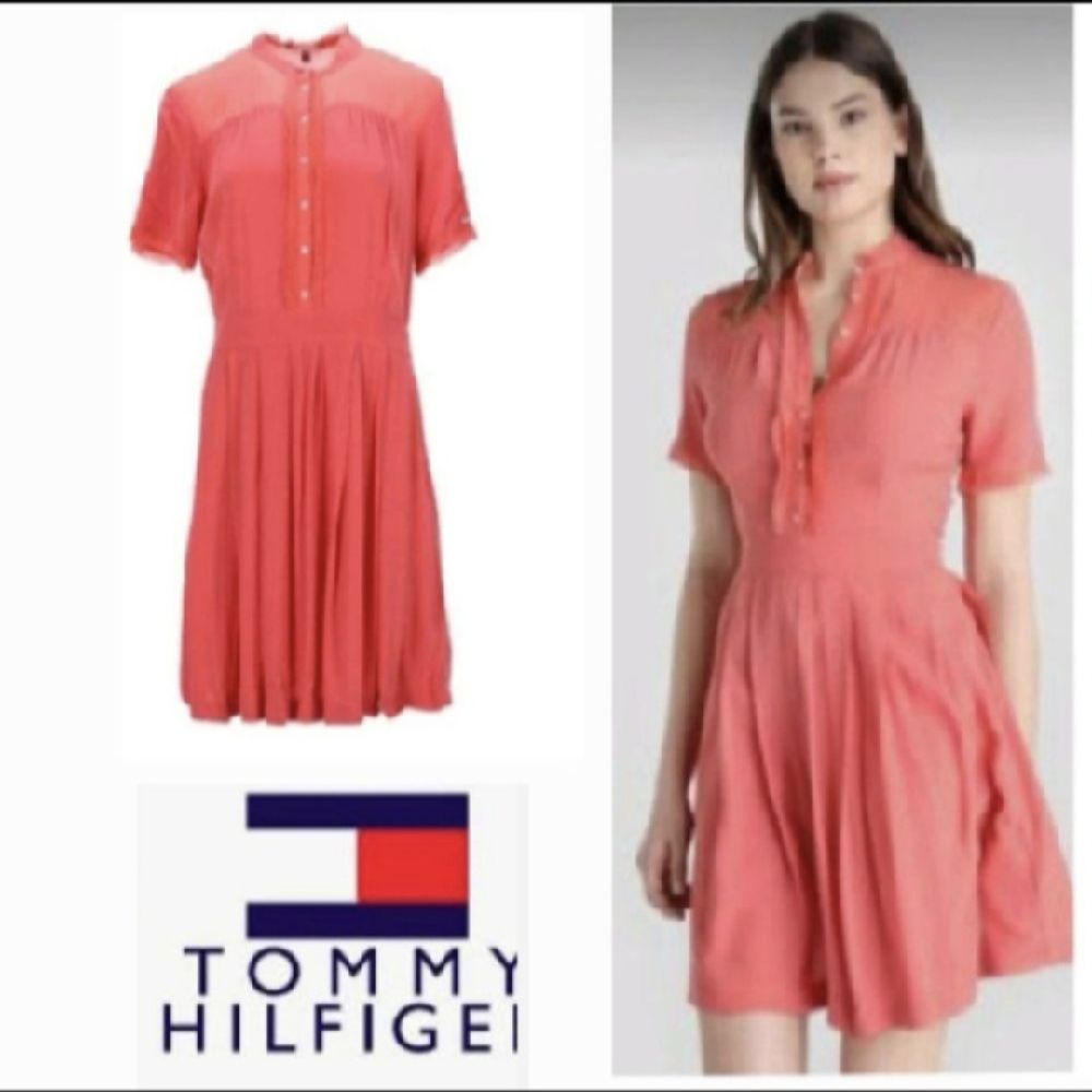 Sublime robe tommy hilfiger col chemise très confortable 
