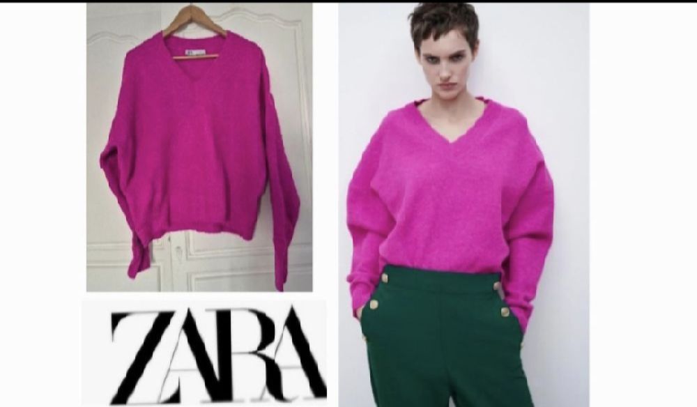 Magnifique pull zara oversize tt ́euf