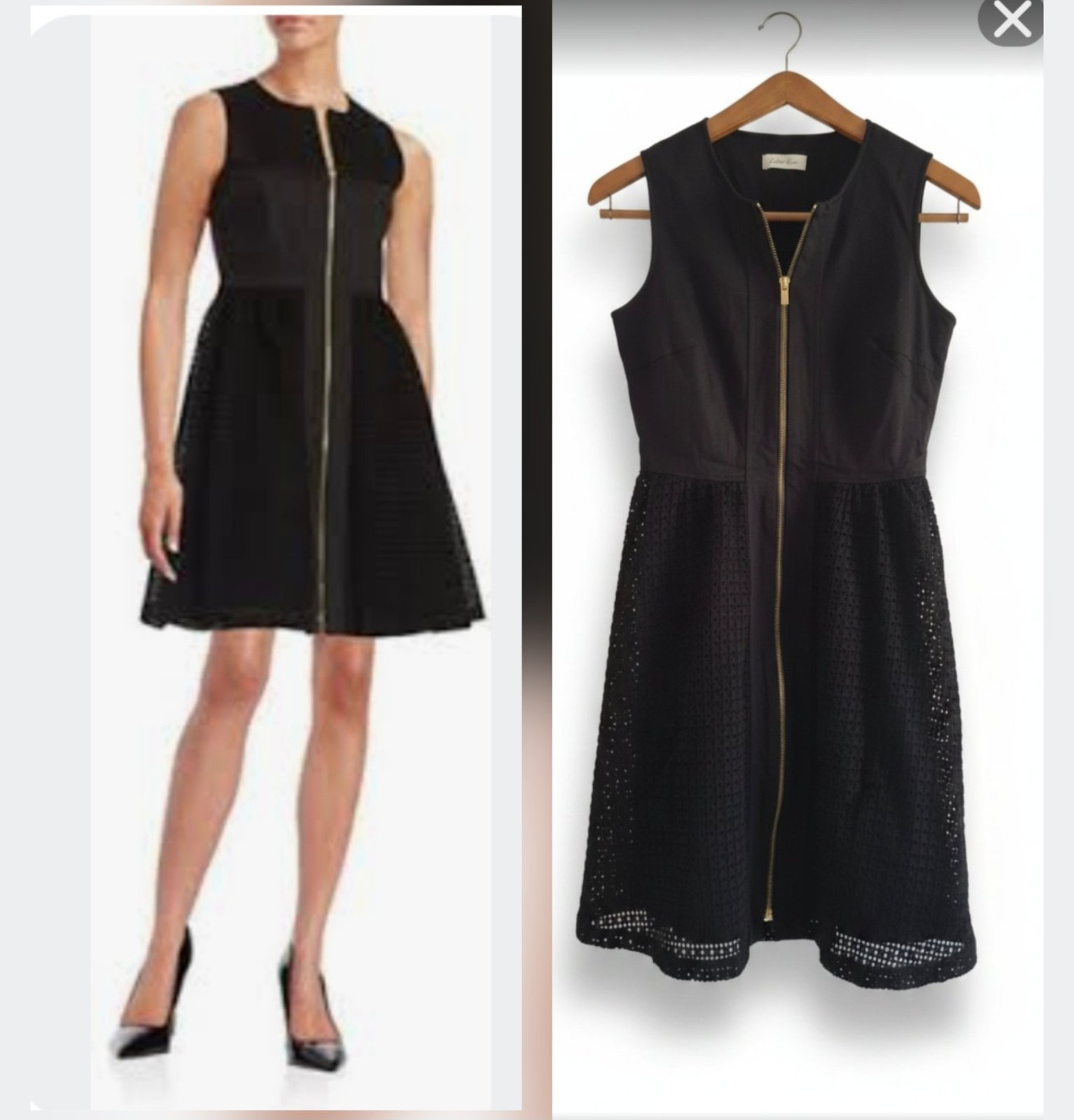 Belle robe calvin klein zippeé 