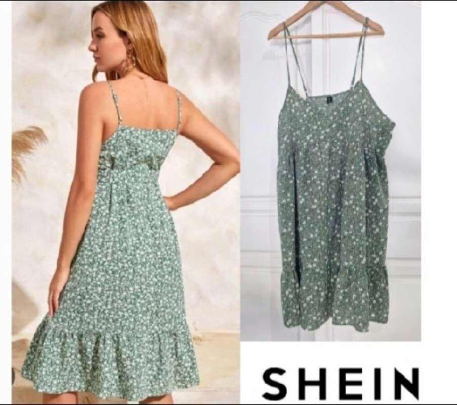 Trés jôie robe florals de shein tt neuf