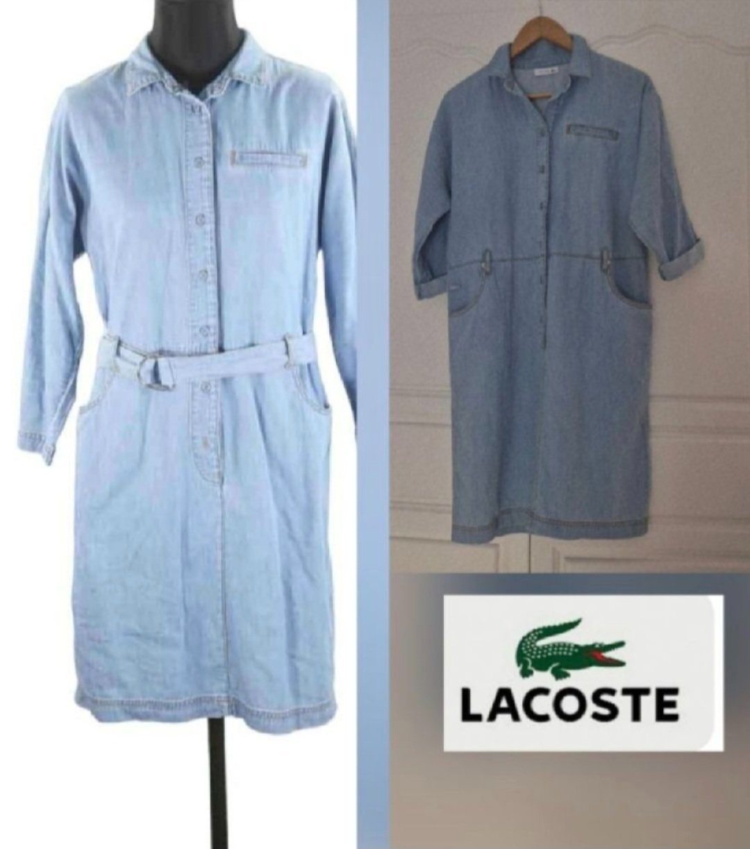 Sublime robe lacoste avec logo