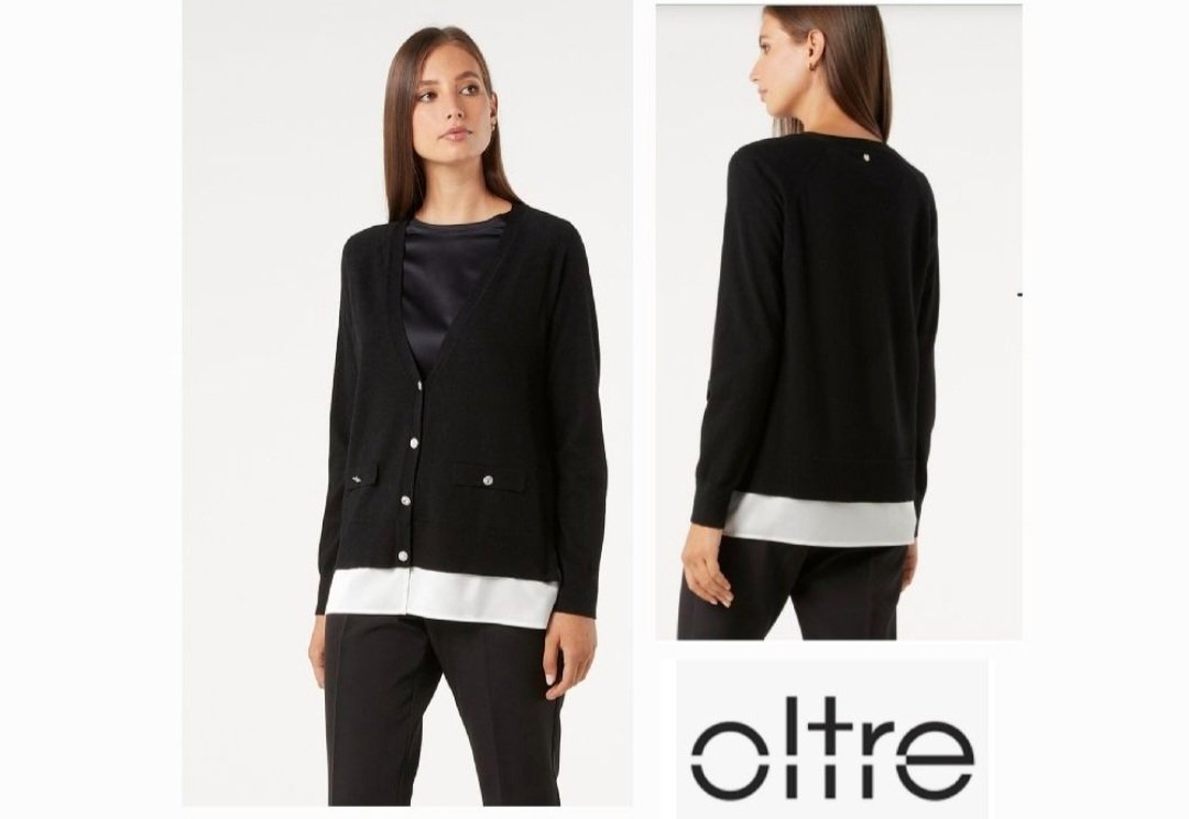 Trés jolie cardigan oltre bouton perles 