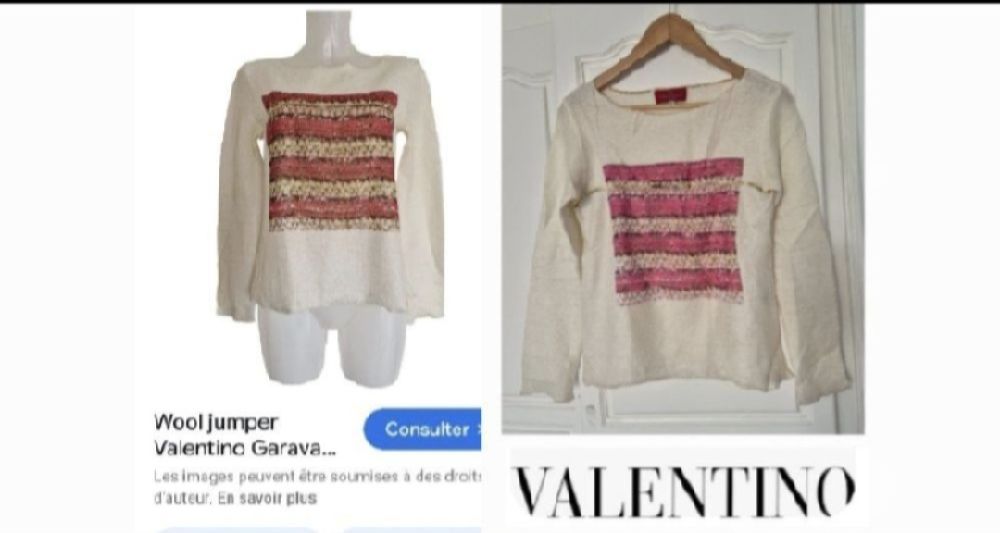 Très jolie pull valentino authentique tt neuf