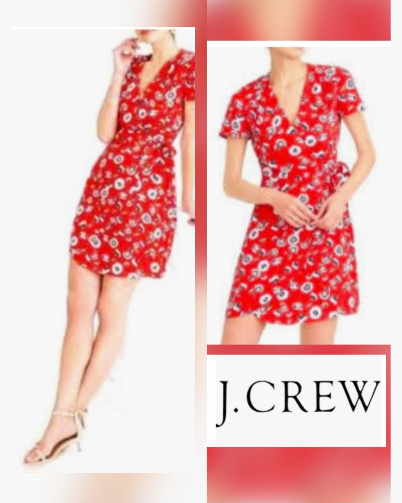 J crew porte feuille floral 