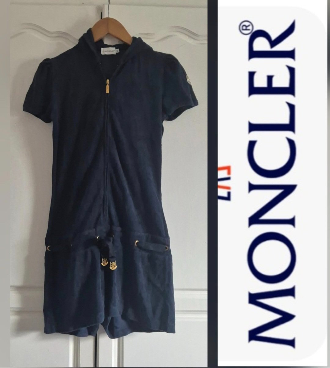 Jolie combinaison short moncler euthantique à capuche 