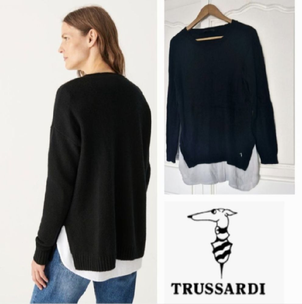 Sublime pull_chemise trussardi tt neuf 