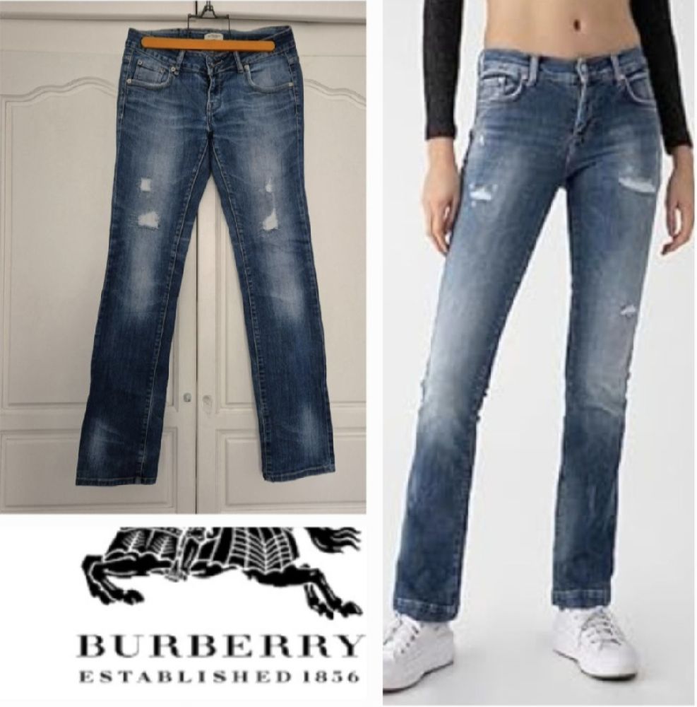Très jolie pantalon burberry jeans authentique tt neuf