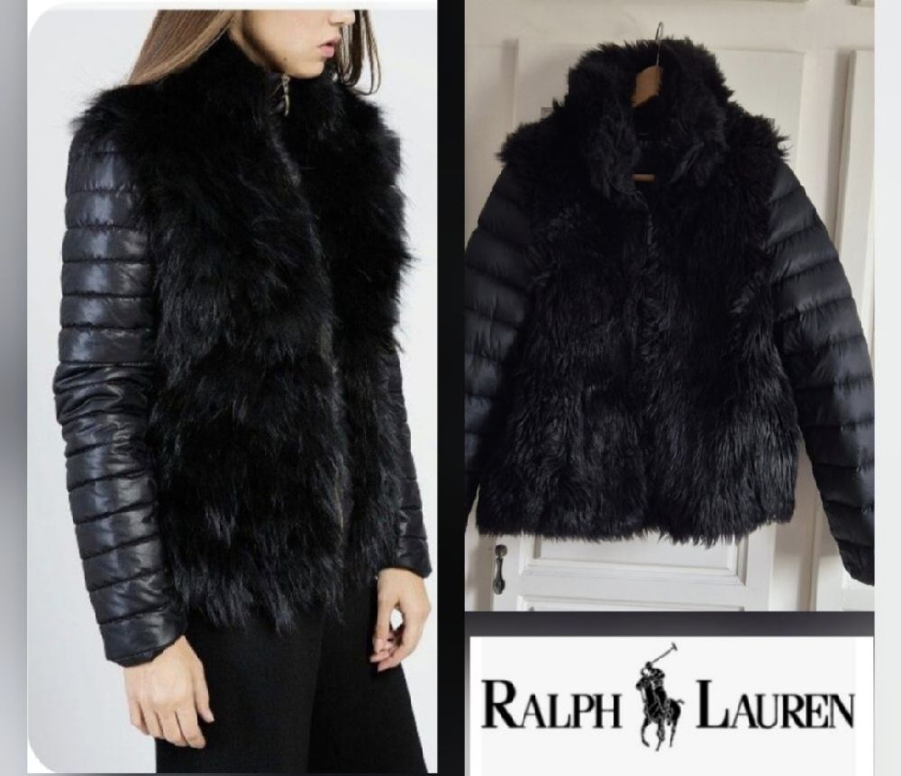 Magnifique jacket ralph lauren authentique avec fourrures trés stylé
