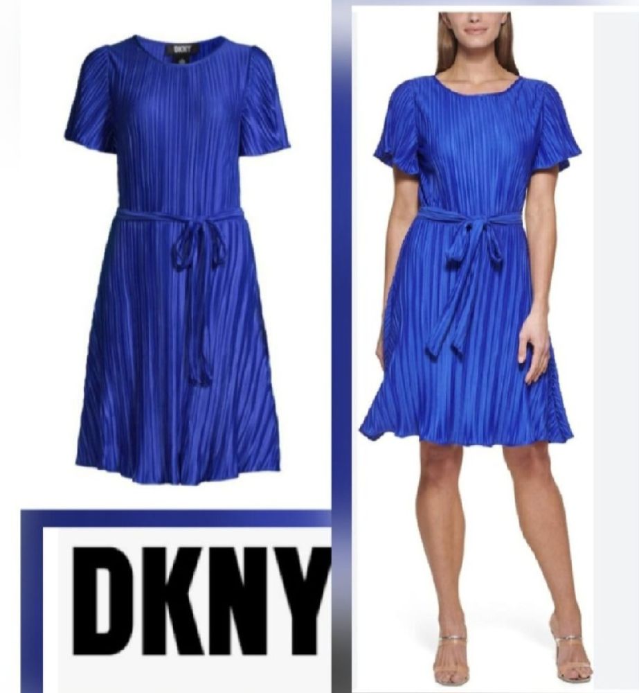 Sublime robe Dkny plissée tt neuf