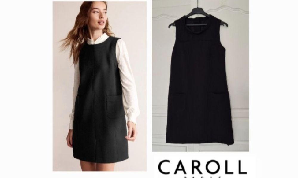 Jolie robe caroll sans manche très stylé 