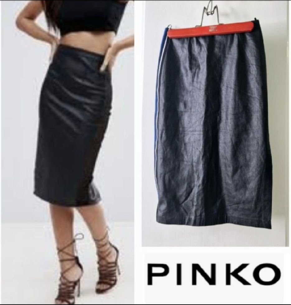Magnifique jupe pinko style crayon avec bande à rayures  tt meuf