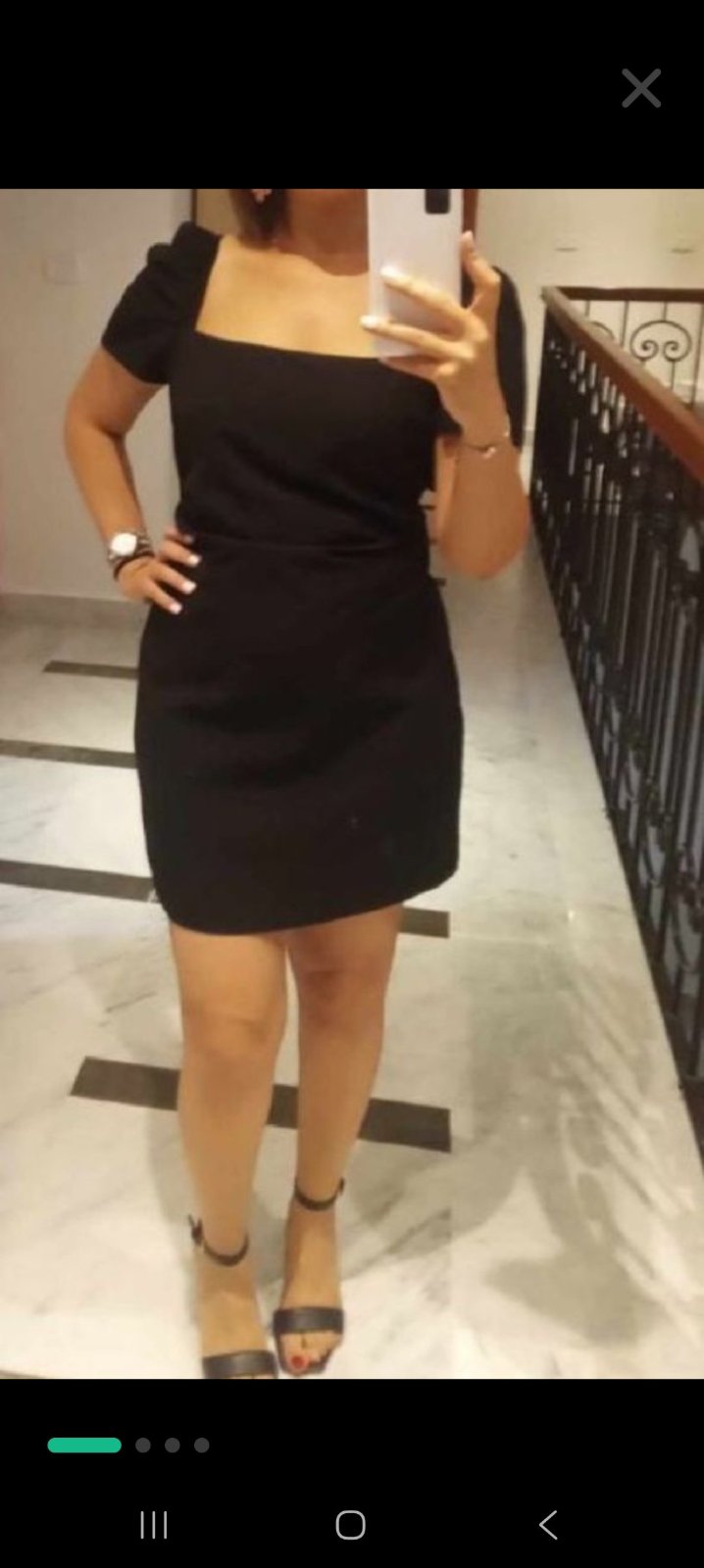 Robe noire ZARA