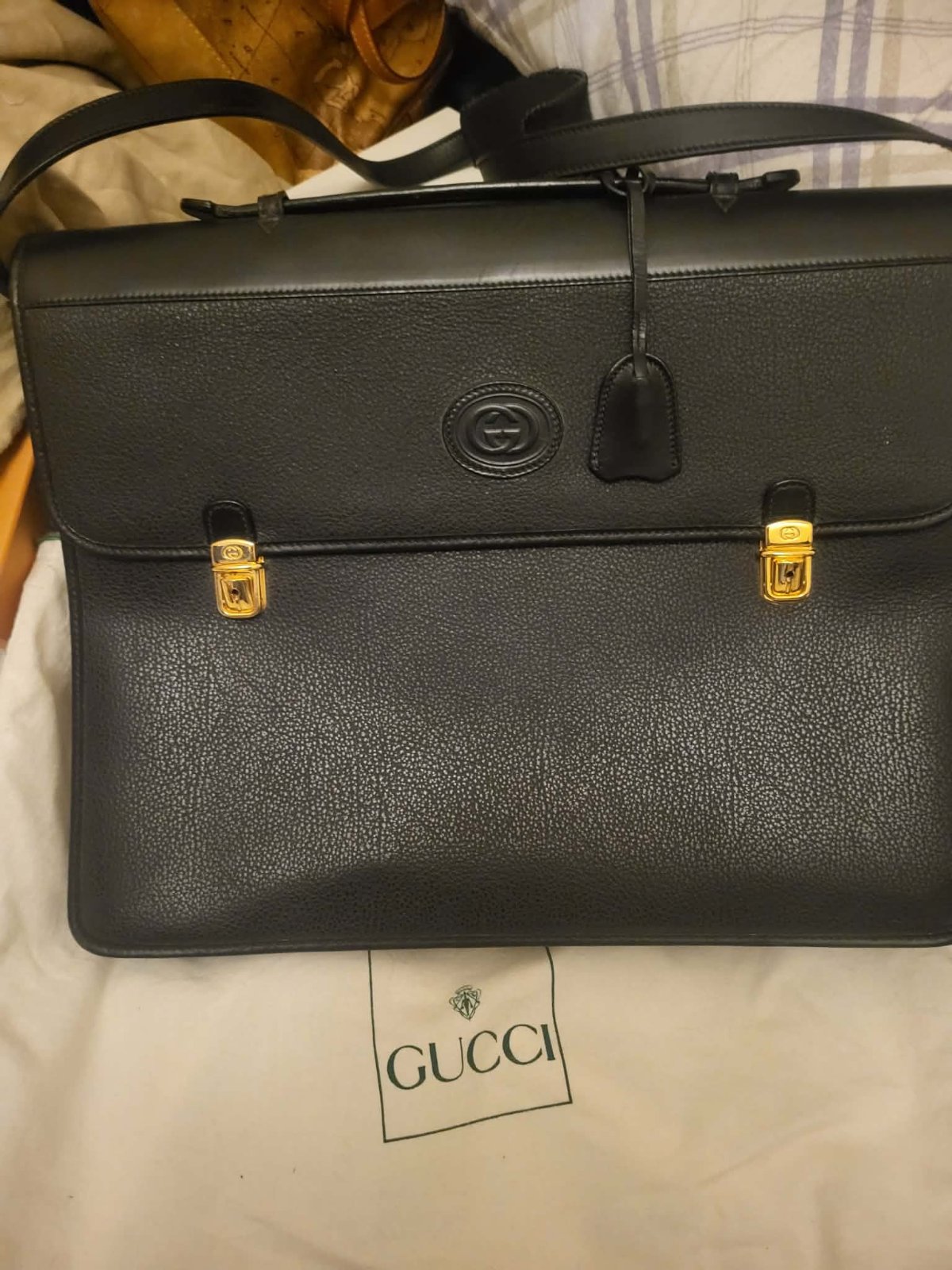 Sac cartable Gucci "briefcase vintage style"
