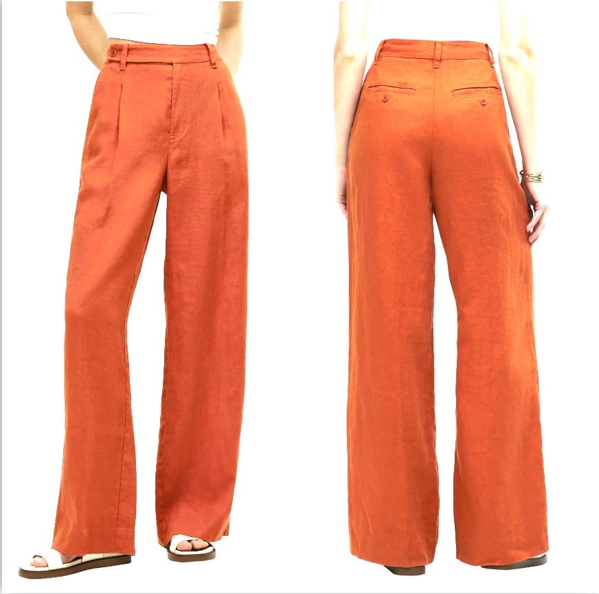 Madewell the Harlow wide leg linen pants ❤️profitez des promos dabchy