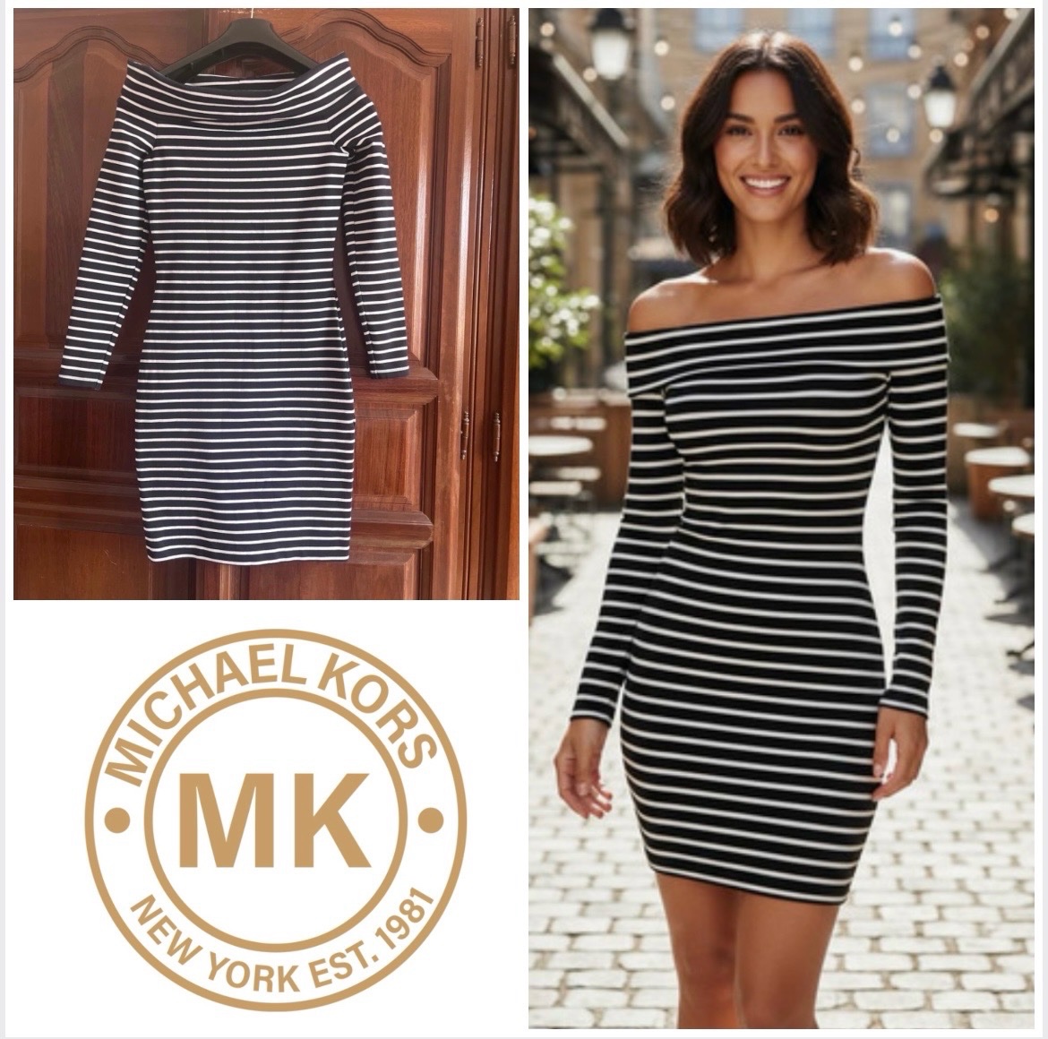   robe dénudée épaule de Michael Kors neuuuuve🌼profitez des promos dabchy