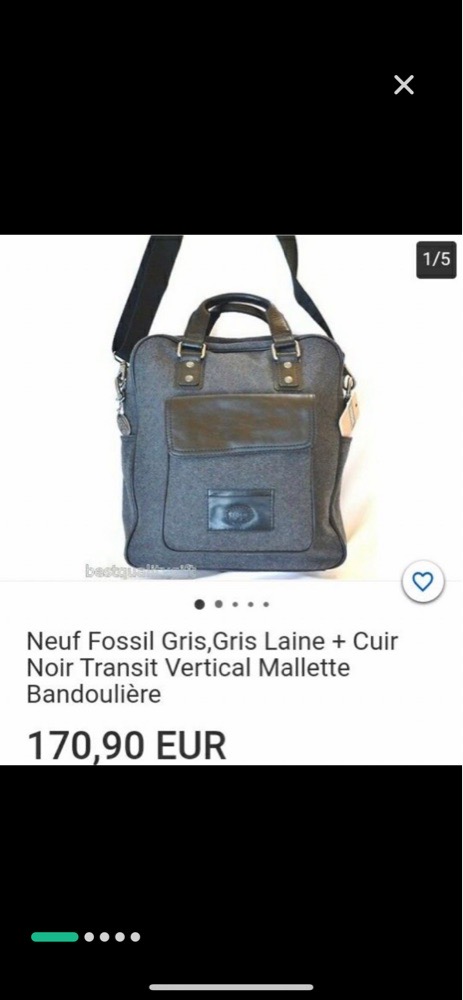   Grand sac / cartable Fossil authentic 🌺profitez de la remise dabchy