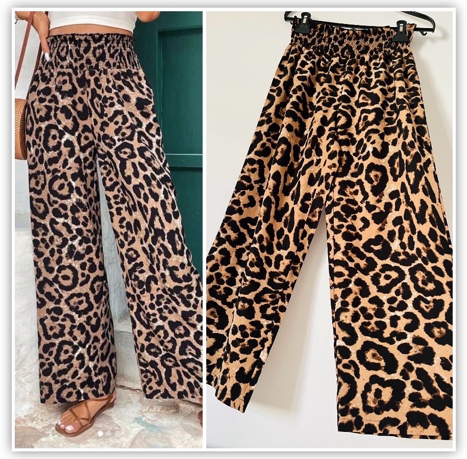 Pantalon  palazzo tigre a jambes larges 🤎🤍🖤🤎profitez des promos dabchy