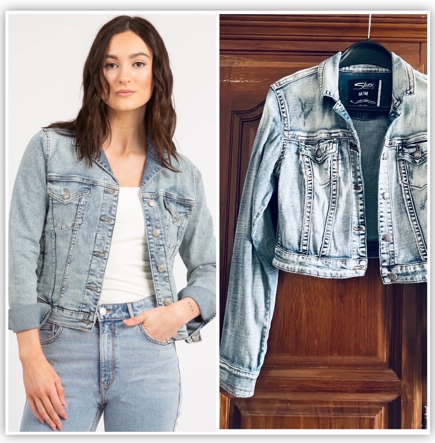 Silver jeans jacket 💙profitez des promos dabchy