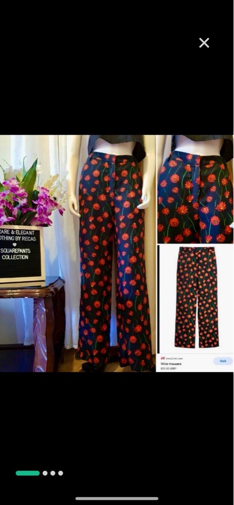 Pantalon ample taille haute