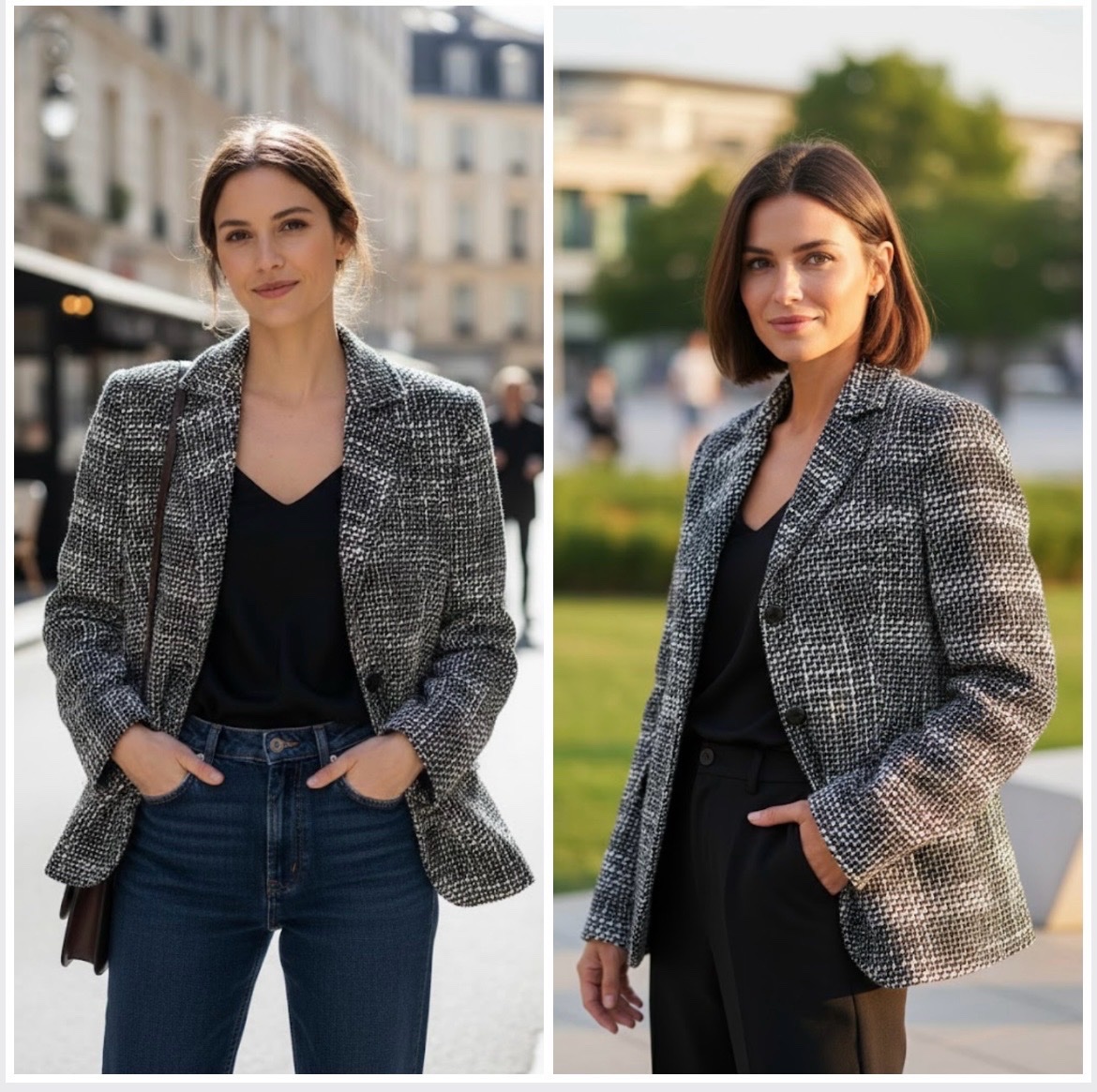 Veste en tweed neuuuve🍀profitez des promos dabchy