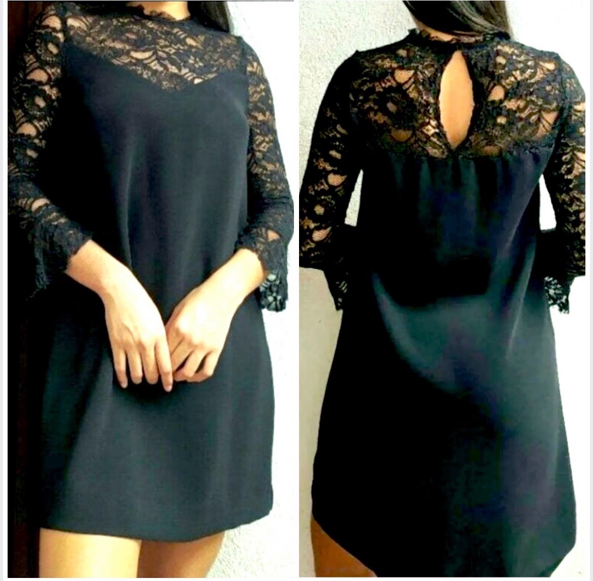 Robe avec dentelle zara🌼profitez des promos dabchy