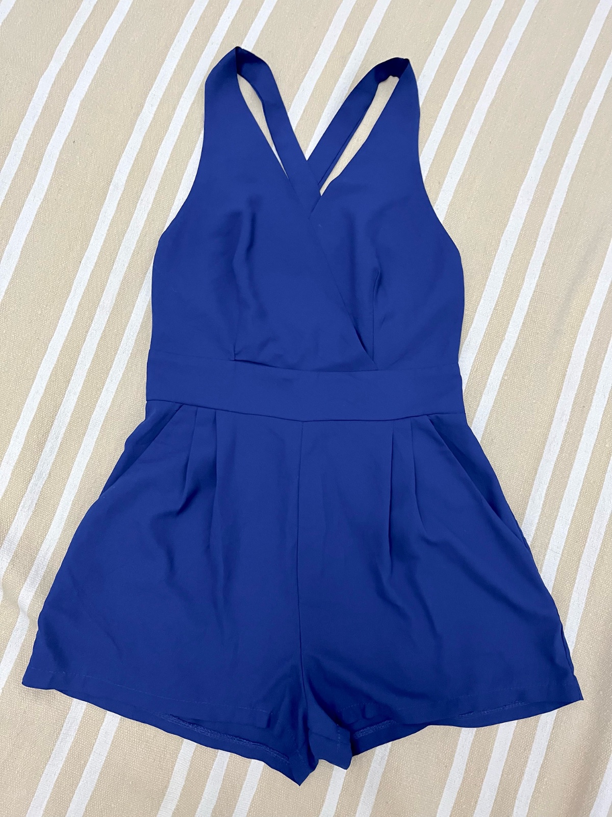 Combishort bleu 