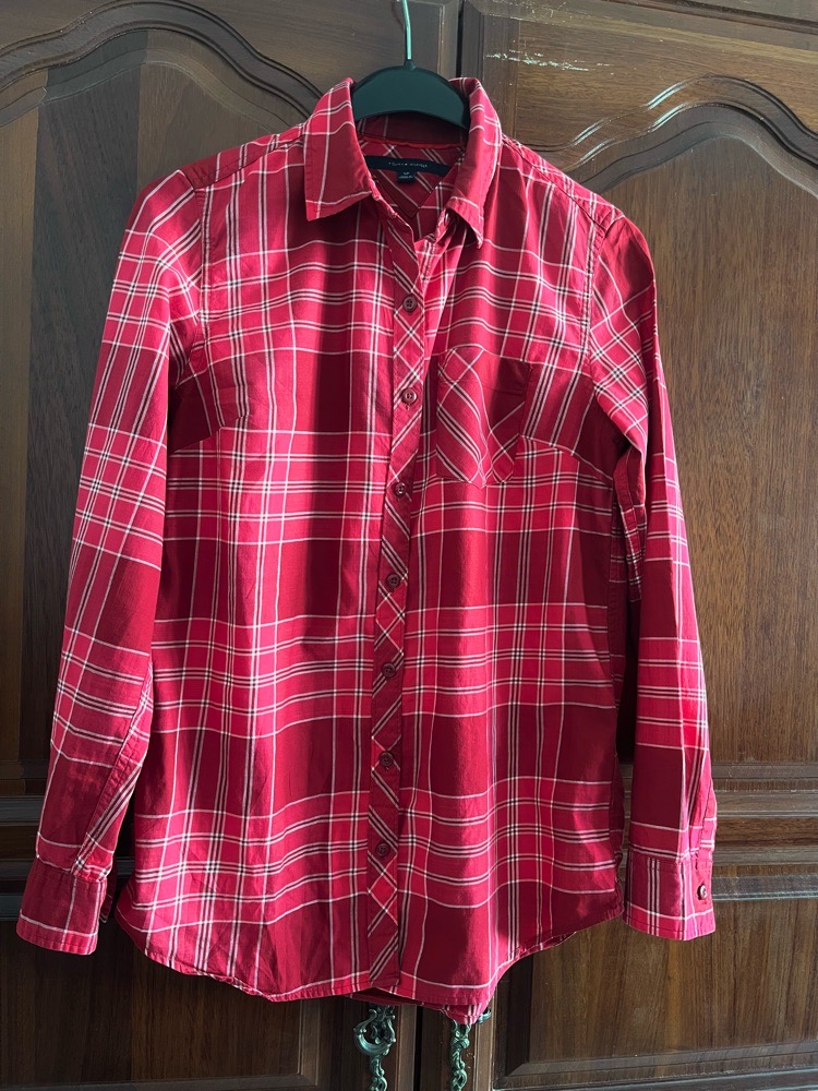 Chemise a carreaux tommy hilfiger💕profitez des promos dabchy