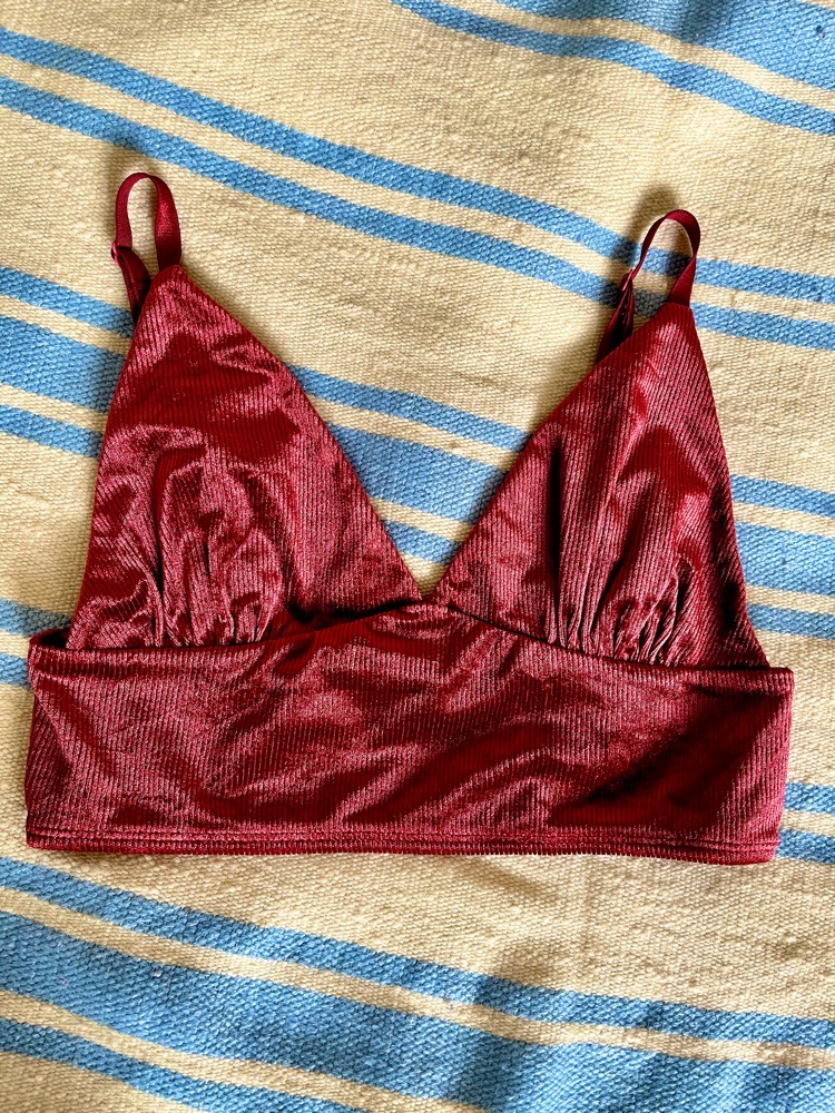 Crop top couleur tendance