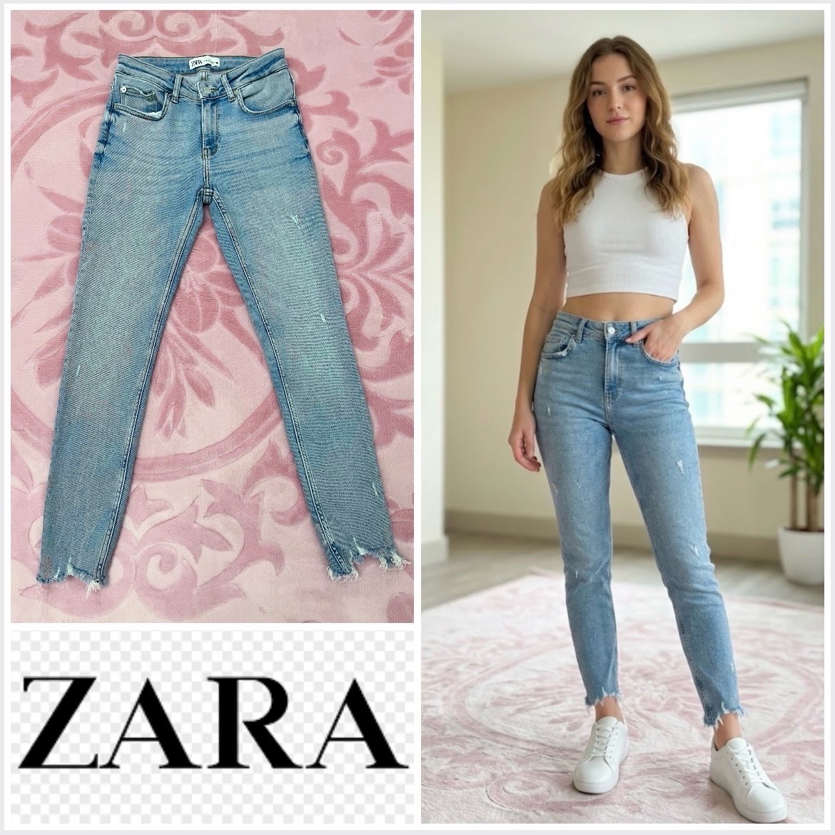 Jean skinny effiloché 👖profitez des promos dabchy