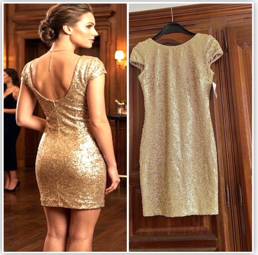 Robe Soirée Dress the population🌻profitez des promos danchy